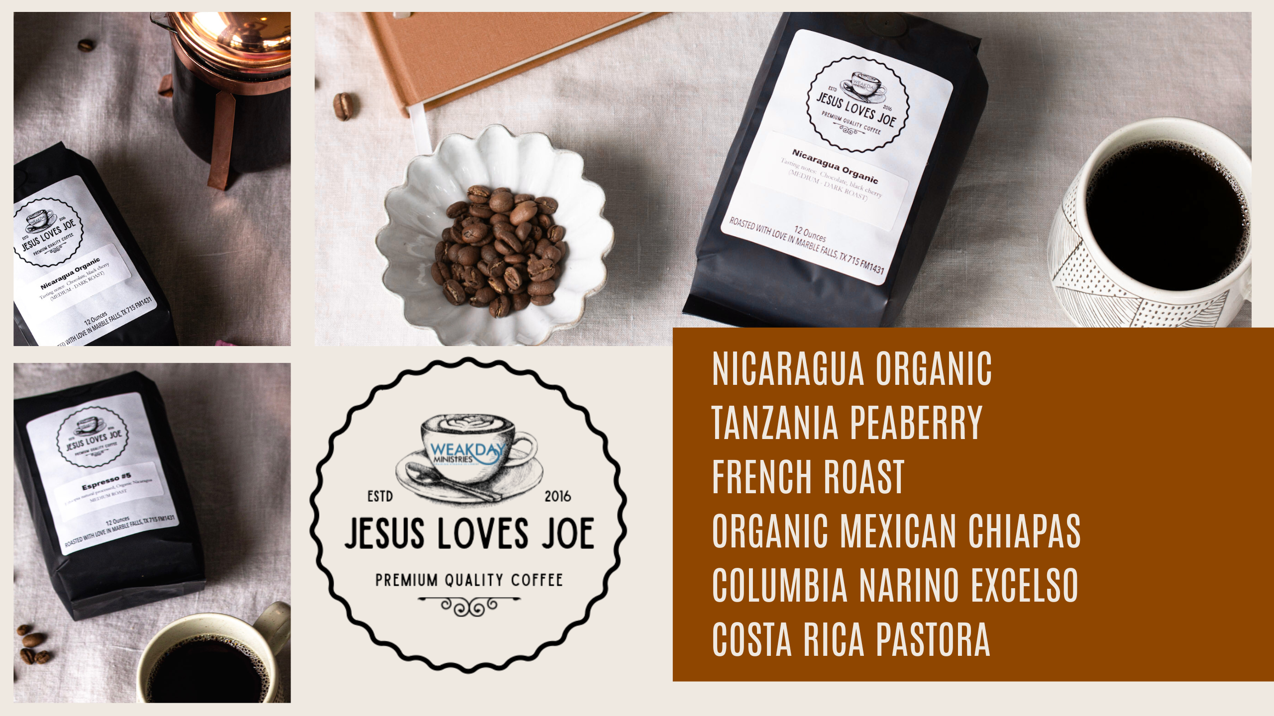 Jesus Loves Joe Coffee Weakday Ministries